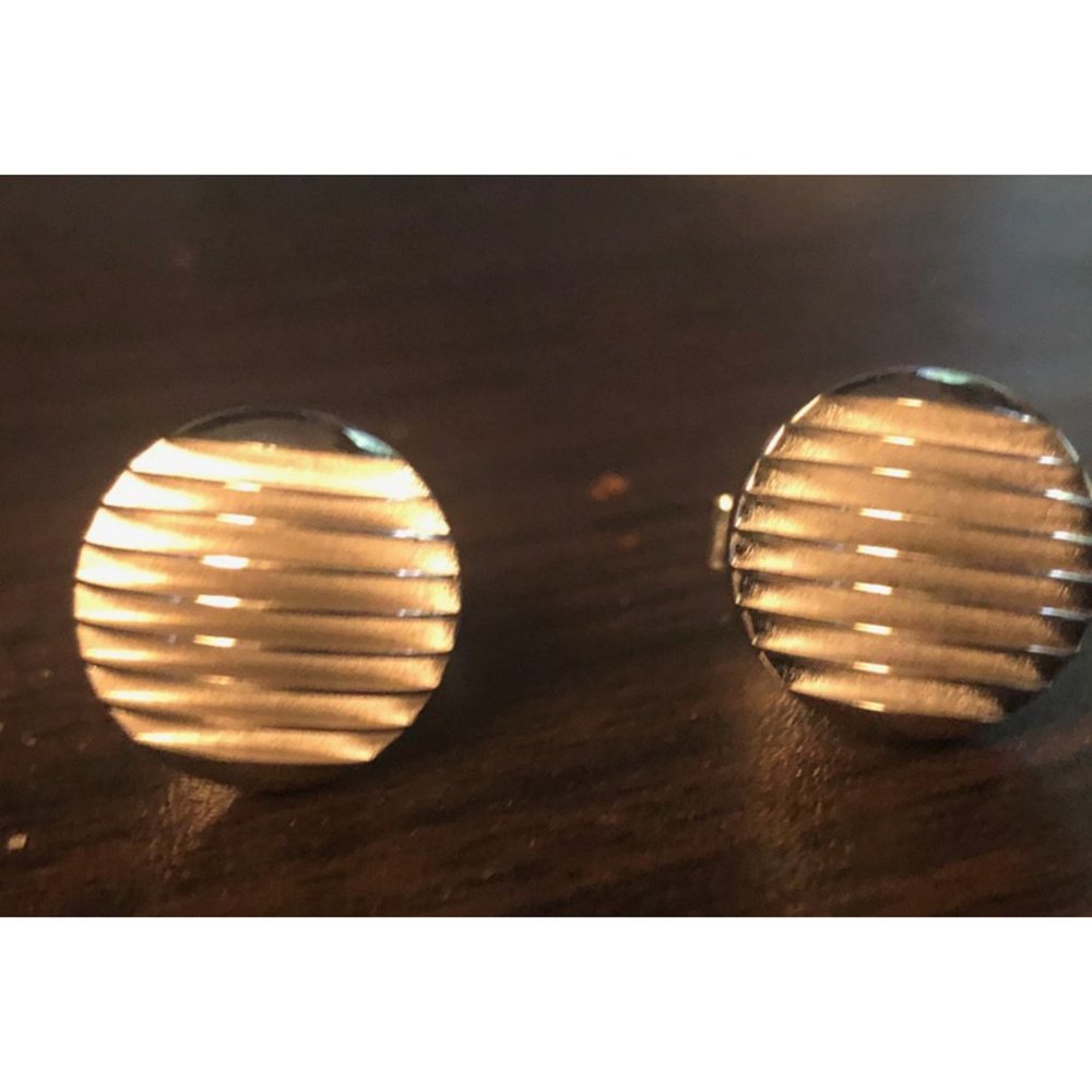 Sterling Silver Architectural Dome Modernist Cuff… - image 2